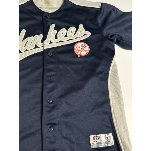 Vintage New York Yankees Jersey Adults Large True Fan Genuine Merchandise - Picture 4 of 8